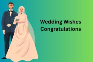Wedding Wishes Congratulations
